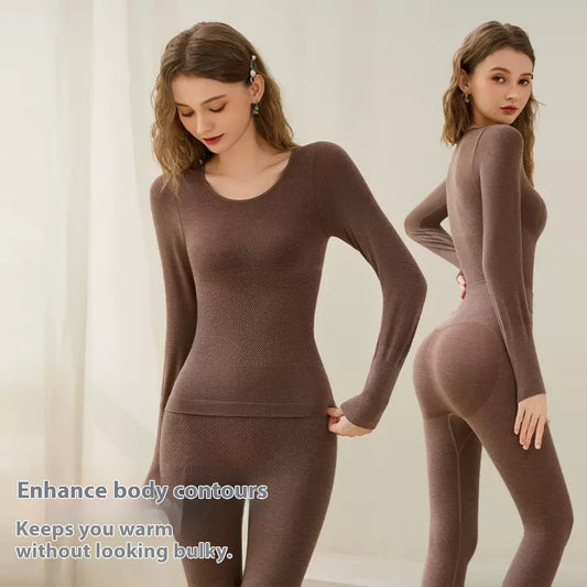 Women's Fashionable Warm Suit Seamless Long Johns