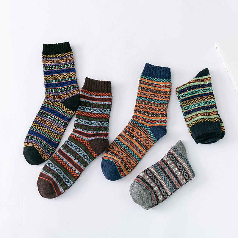 Wind Thickened Warm Socks Men And Women