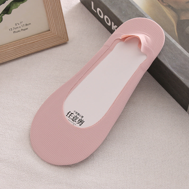 Women's Summer Non-slip Cotton Bottom Breathable Shallow Mouth Ice Stockings