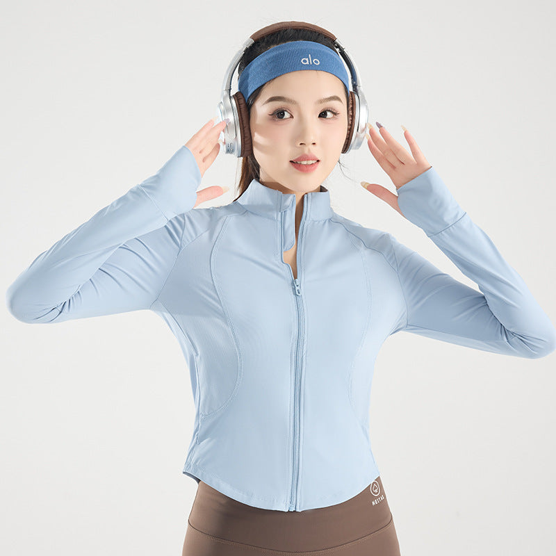 Ice Silk Sun Protection Yoga Cool Jacket