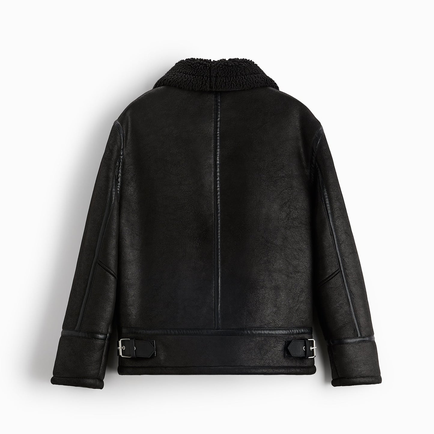 Men's Lapel Suede Double-sided Jacket