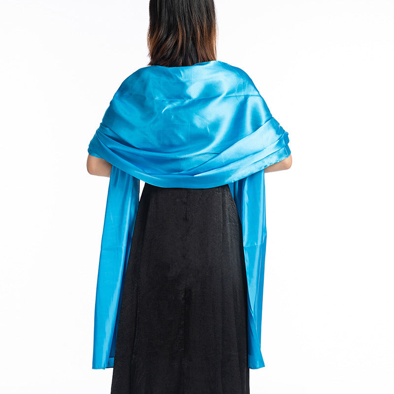 Evening Gown Shawl Wedding Cheongsam Satin Solid Color