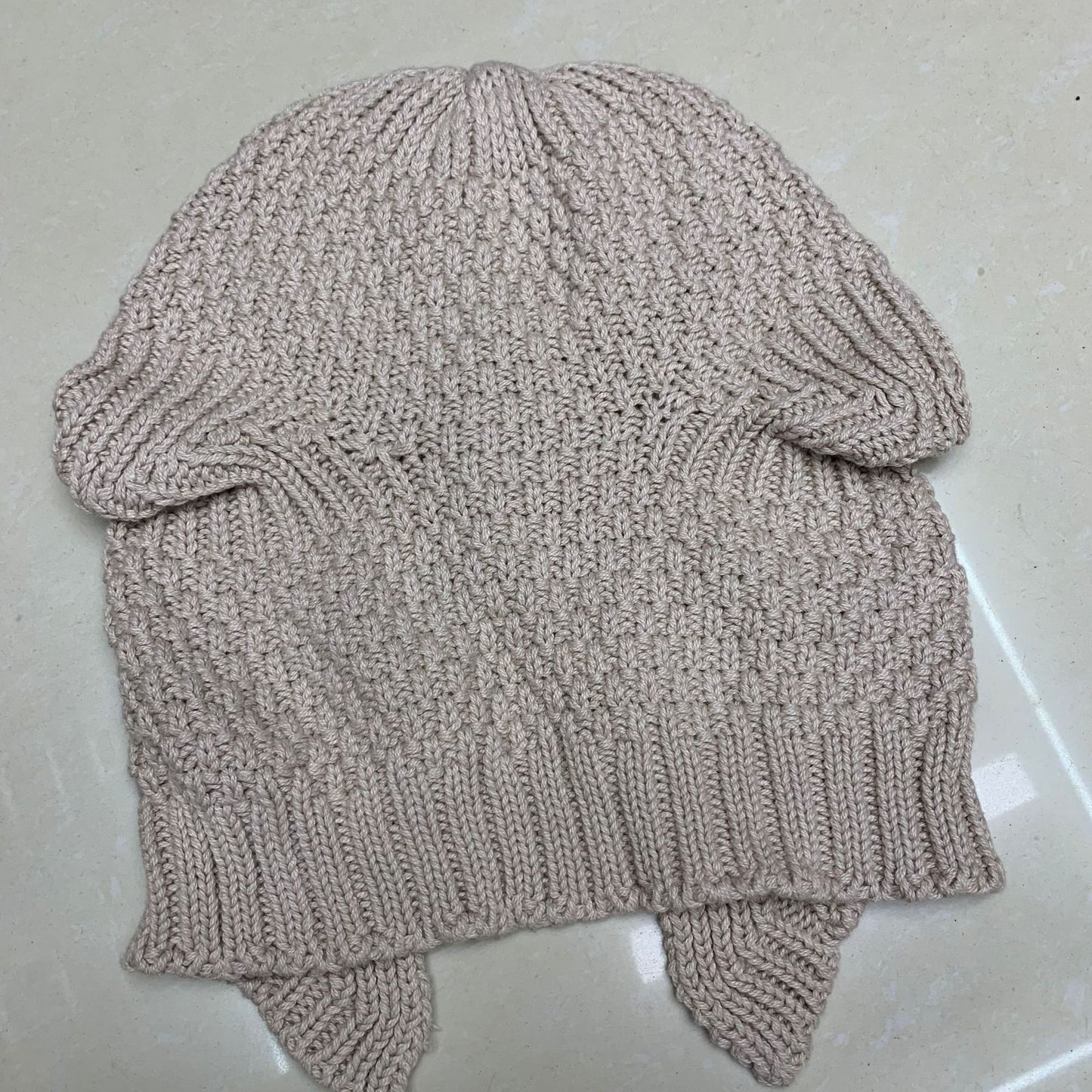Cute Age-defying Knitted Hat With Horns
