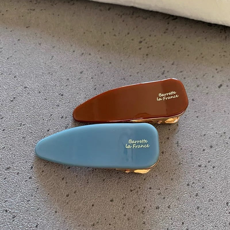 Women's Fashion Triangle Edge French Bang Clip