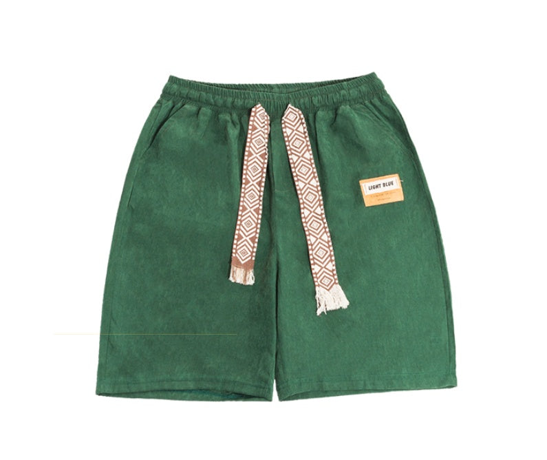 Summer Drawstring Couple American Sports Basketball Shorts