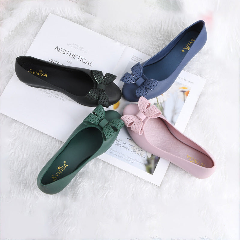 Women's Casual Light Sandals With Bow Wedge Heel