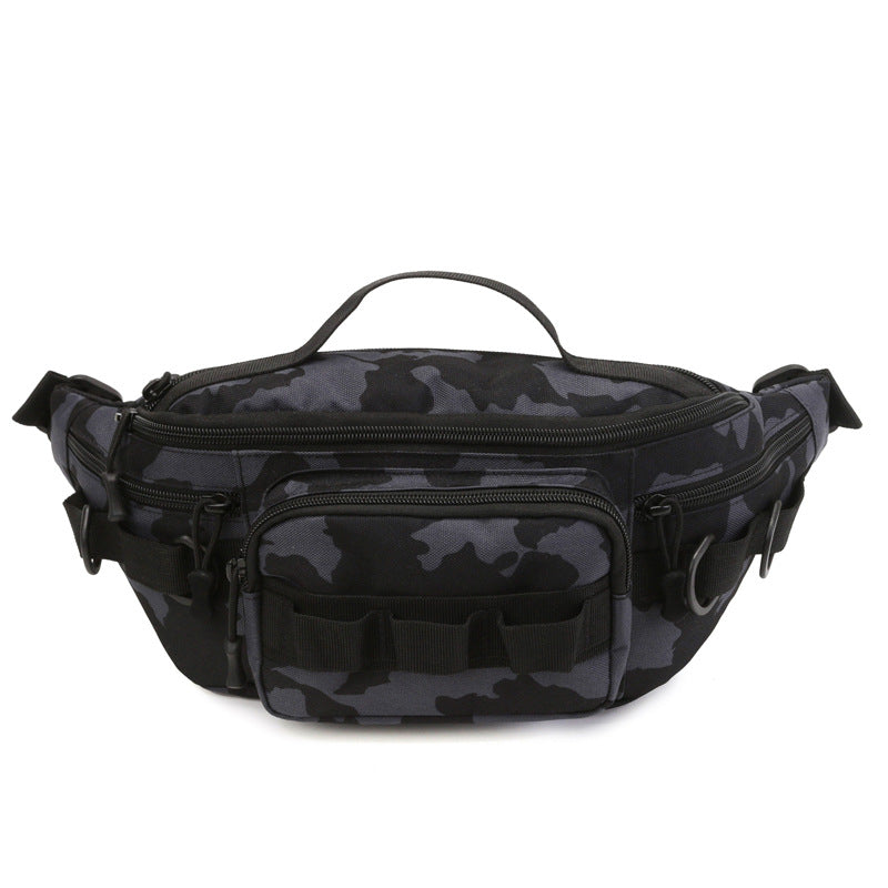 New Waist Bag Men's Multi-functional Crossbody One Shoulder Waterproof Backpack