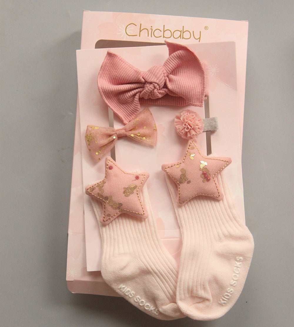 Bow Hair Ties Headbands Hair Clips Hairpins Socks