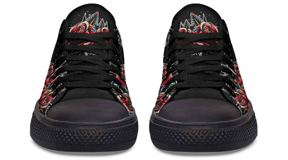 Fashion Print Couple Low-Top Canvas Shoes