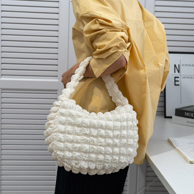Women's Fashionable Cloud Pleated Shoulder Bag