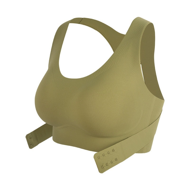 Adjustable Posture-Correcting Front-Clasp Bra For Women Sports-Style Lift-and-Shape Back
