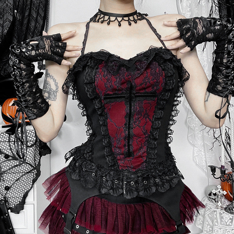 Women's Mesh Black Swan Ballet Skirt