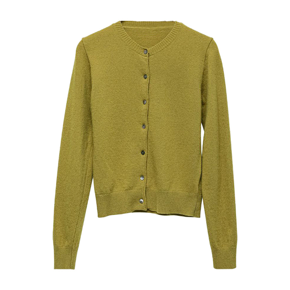 Womens Turtleneck Sleeveless Base Layer Top Sweater Cardigan Set