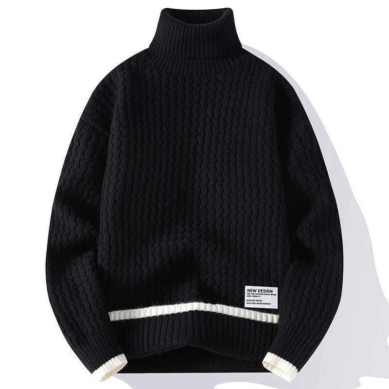 Fashionpersonlighed Ny Turtleneck-trøje til mænd