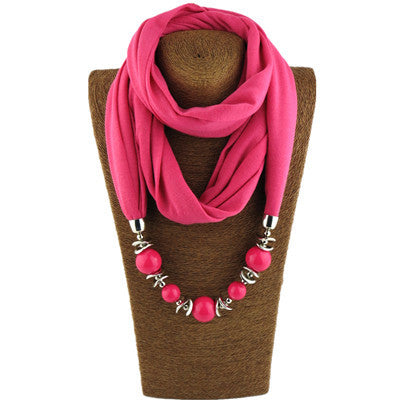 Gorgeous Bead Pendant Ring Bib Ladies