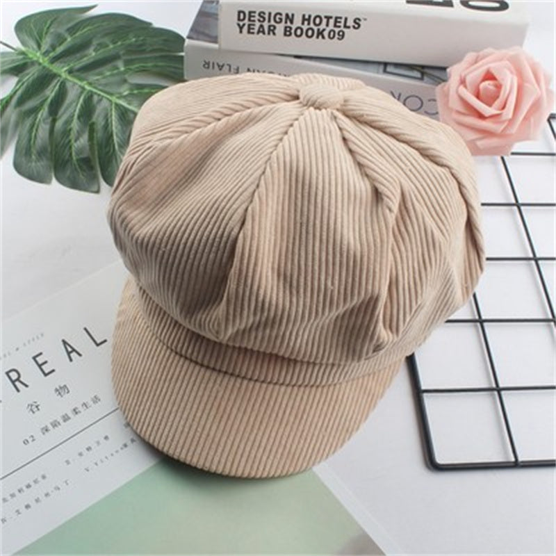 Men And Women Fashion Simple Solid Color Beret