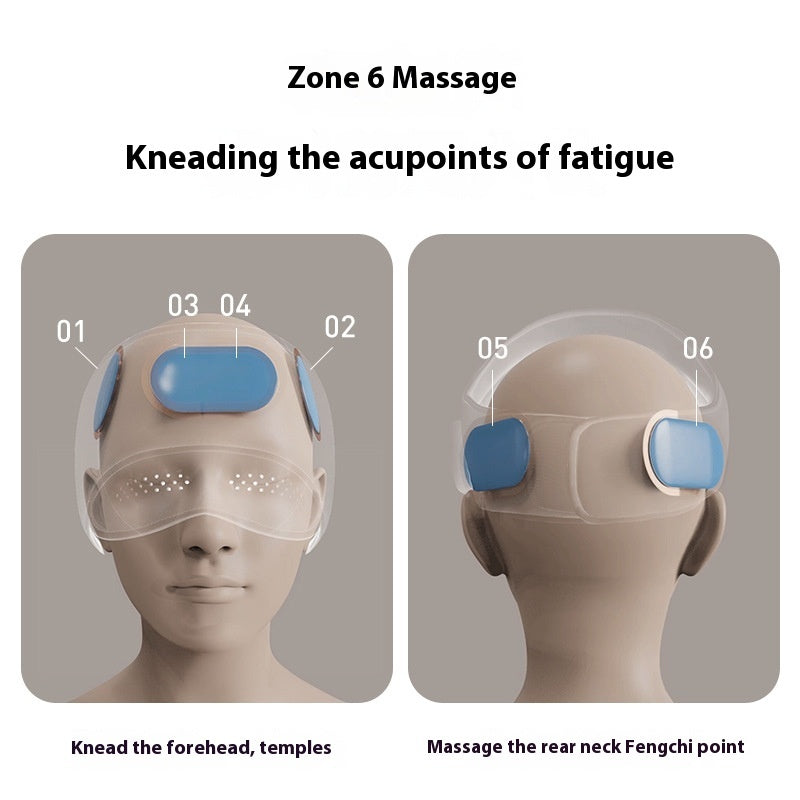 Hot Compress Airbag Decompression Instrument Household Sleeping Aid Instrument Head Massager