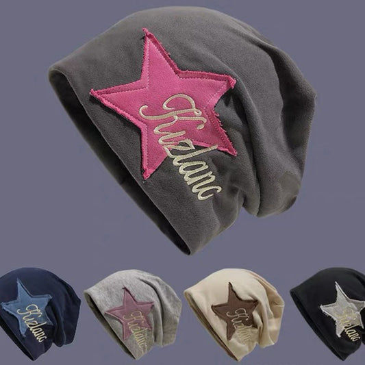 XINGX Patch Pile Heap Cap Letter Embroidery Toque