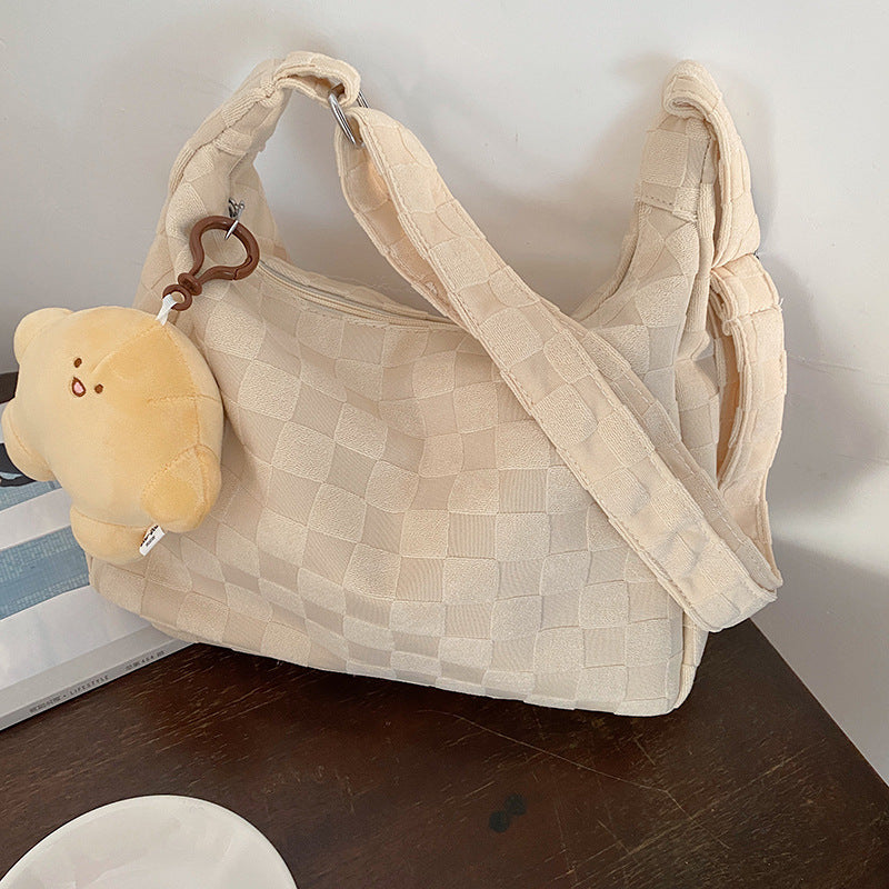 Women's Fashion Simple Single Shoulder Handheld Tote Bag