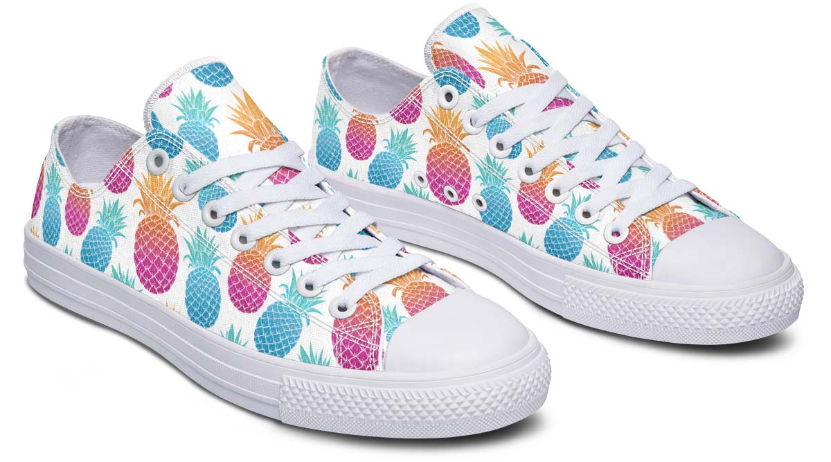 Fashion Print Couple Low-Top Canvas Shoes