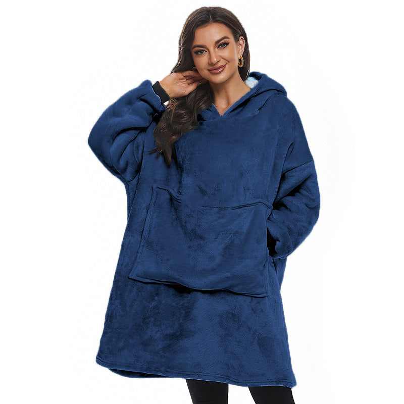 Autumn And Winter Pet Pocket Lazy Blanket Sweatshirt Hoodie