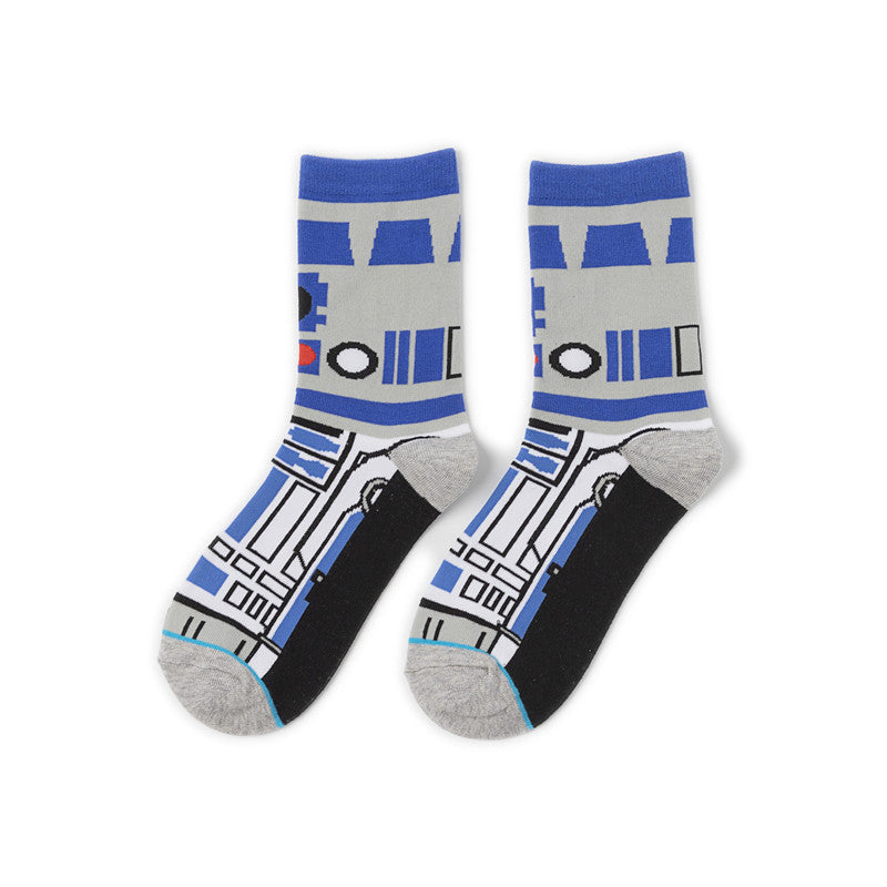 Mid-calf Socks Star Personality Flat Sock
