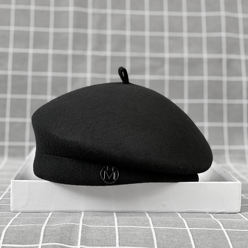 Women's Elegant Woolen Retro All-match Beret