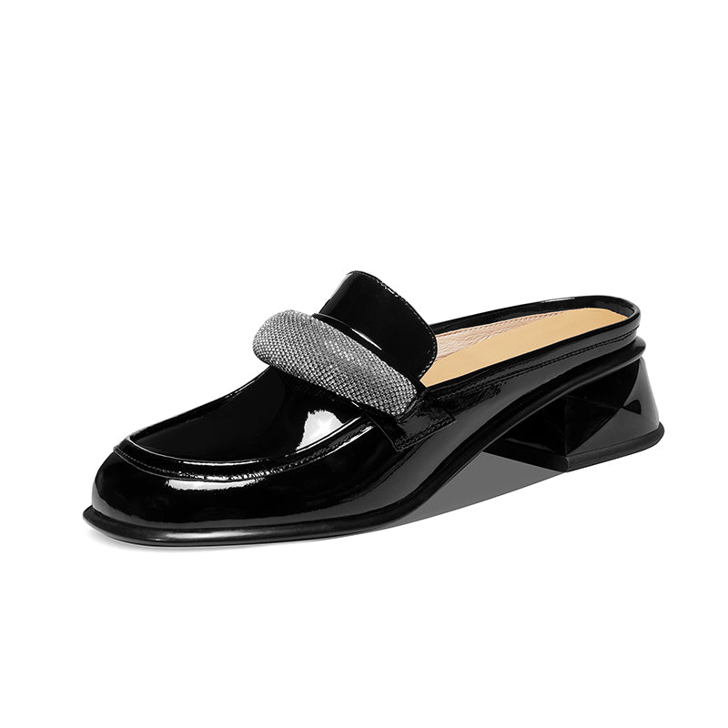 Thick Heel Round Toe Sandals Women's Outer Wear