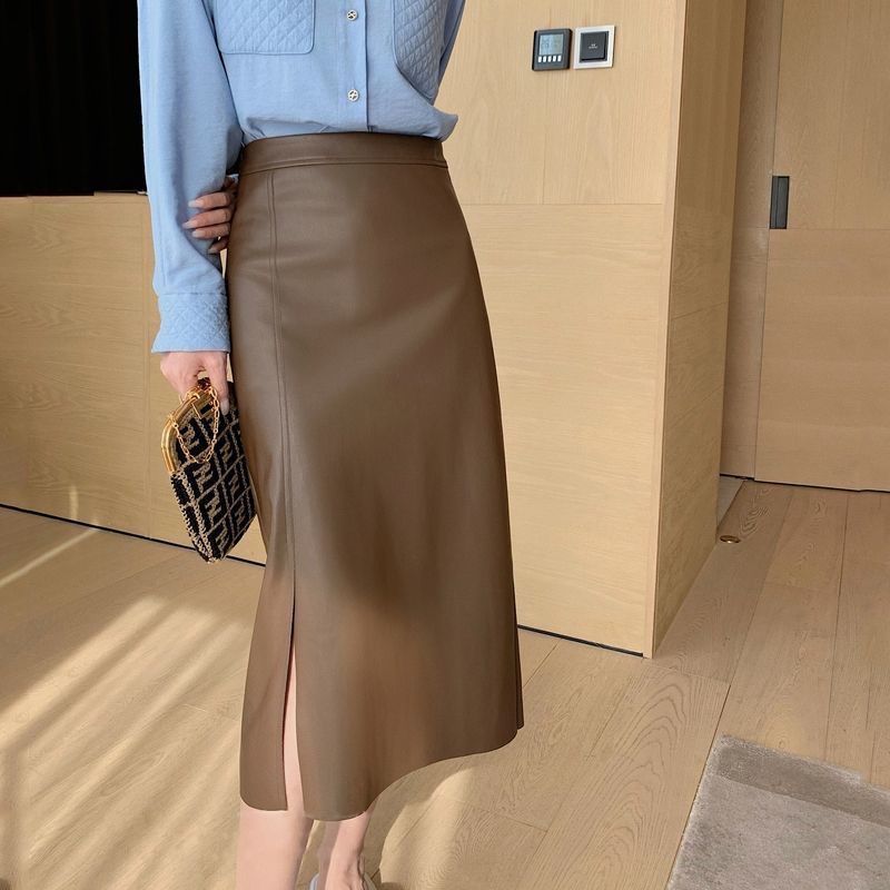 Women's Fashion Temperament Sheath High Waist Skirt