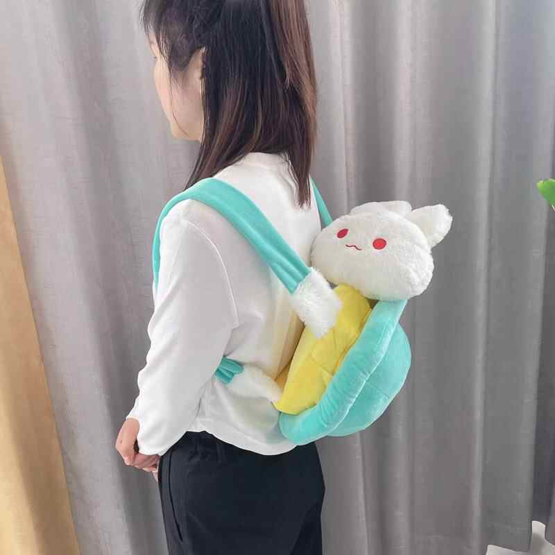 Cute Rabbit Turtle Plush Bunny Turtle Backpack