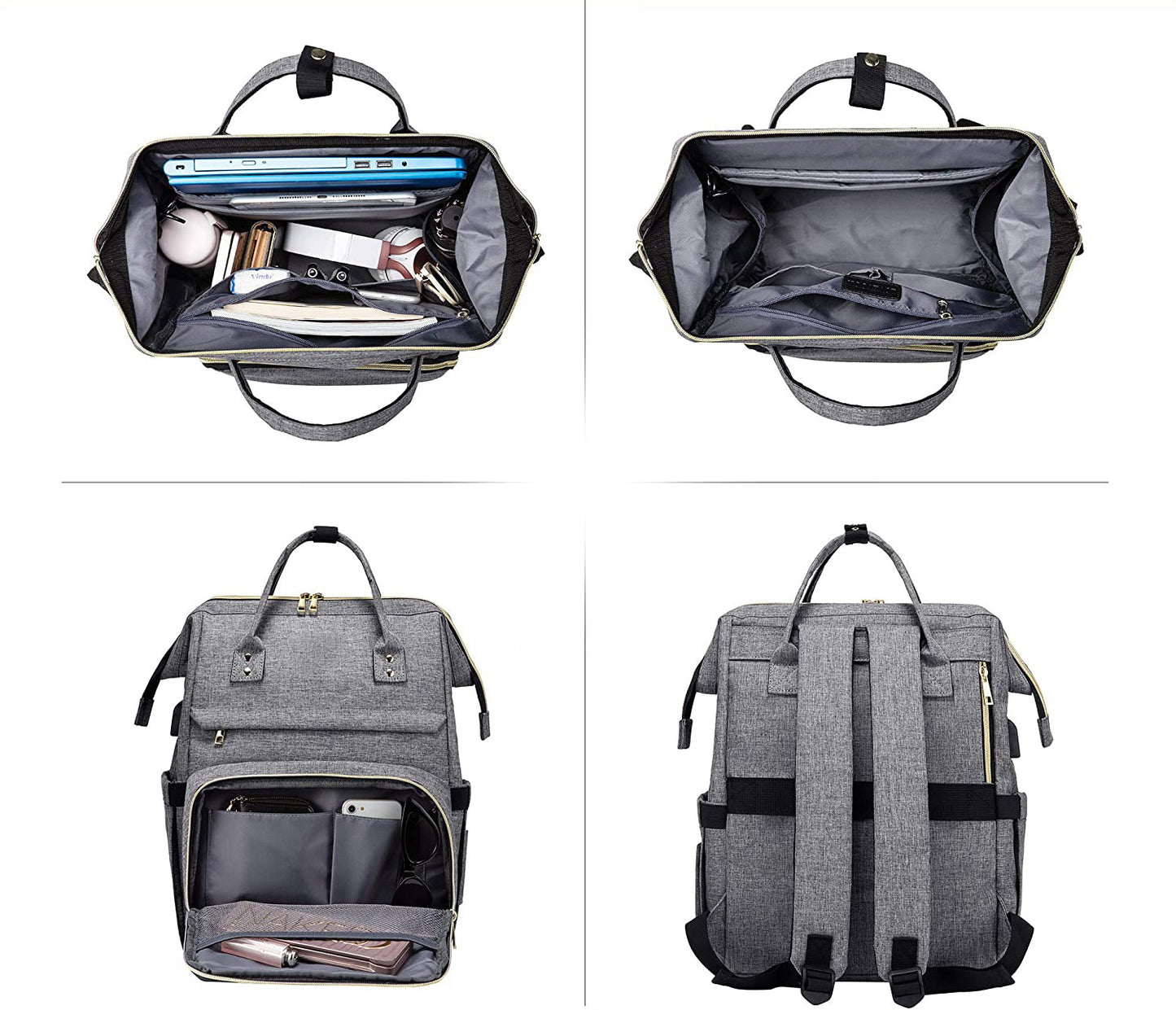 Men's And Women's Business Backpack Multi-function Large-capacity Bag