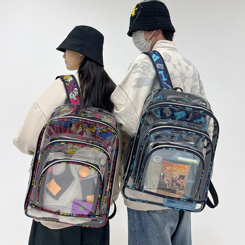 PVC Backpack Transparent Waterproof Backpack