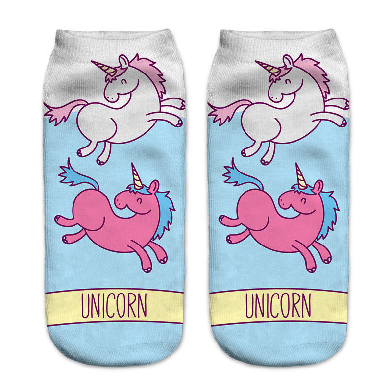 Digital Printing Women's Socks 3d