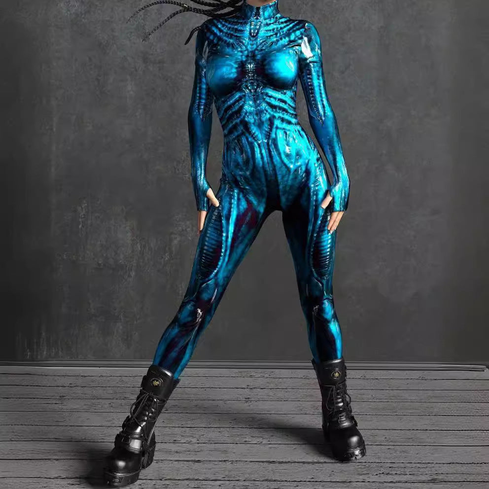 Halloween Tights 3D Digital Printing Play Costume