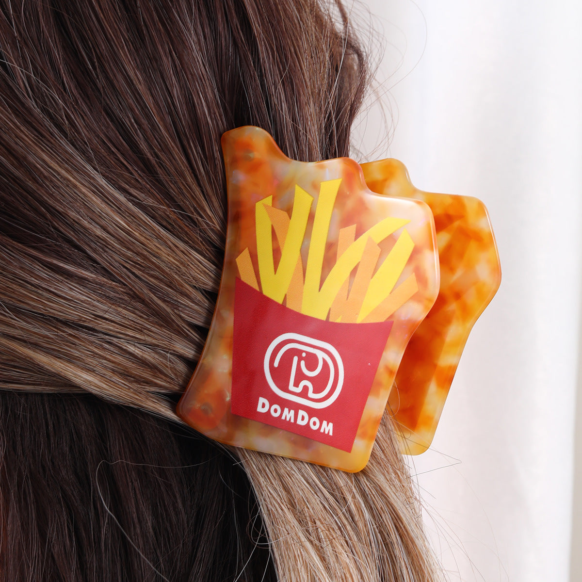 Hamburger Ice Cream Cheese Acetate Hairpin Cute Hair Accessories