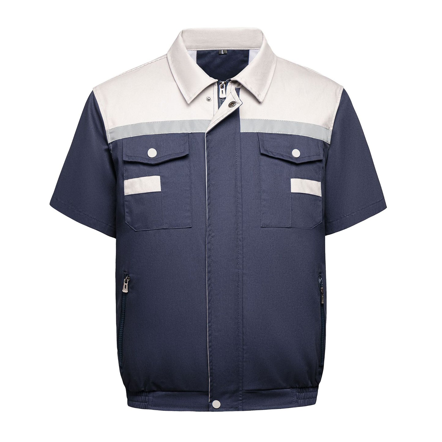 Summer Cooling Jacket With Reflective Stripe Cooling And Heatstroke Prevention Air Conditioning Clothes