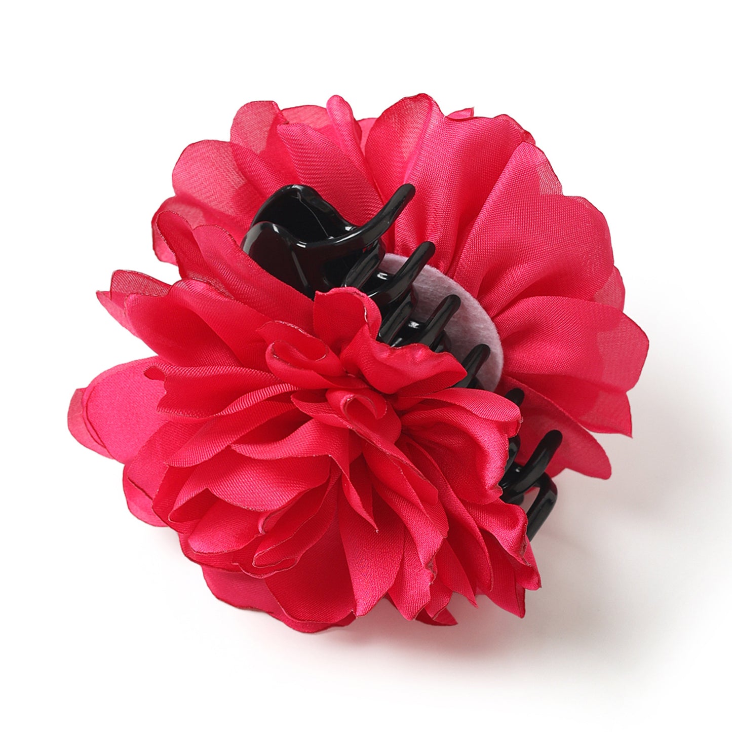 Female Minimalist French Satin Camellia Large Gripper