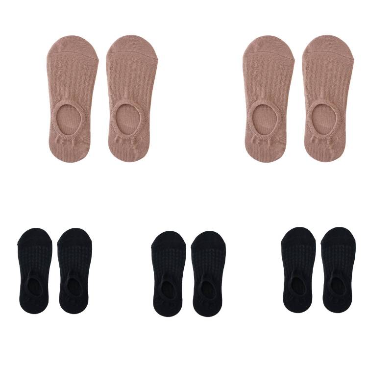 Women's Solid Color Mesh Invisible Socks