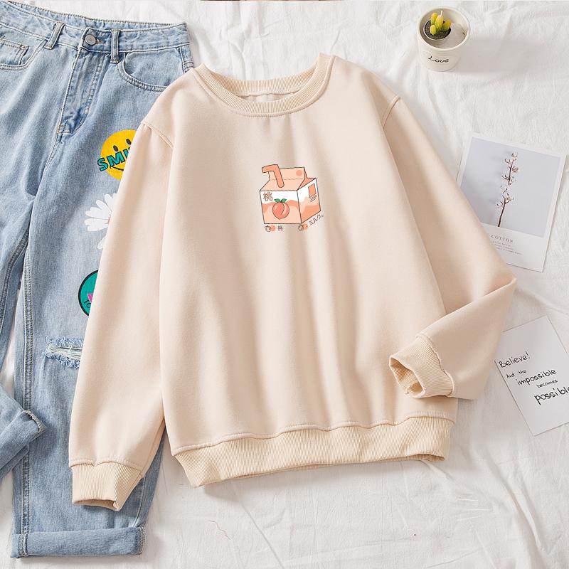 Loose Casual Men's And Women's Korean Style Loose Round Neck Top