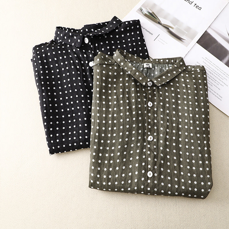 Summer Mori Style Artistic Lightweight Casual Shirt Top