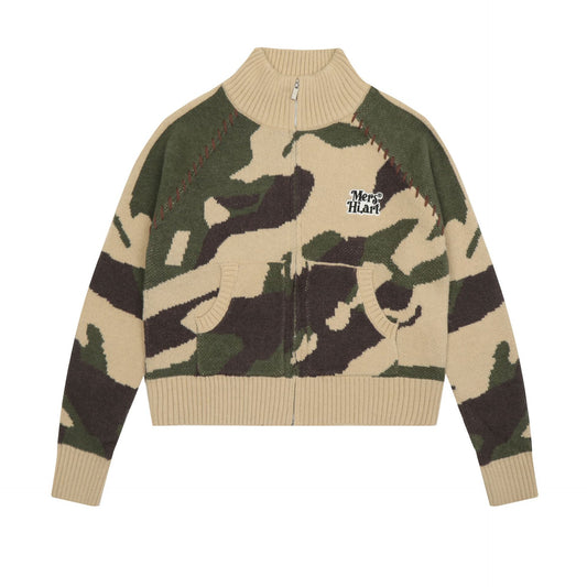 Women's Camouflage Autumn And Winter Knitting Sweater