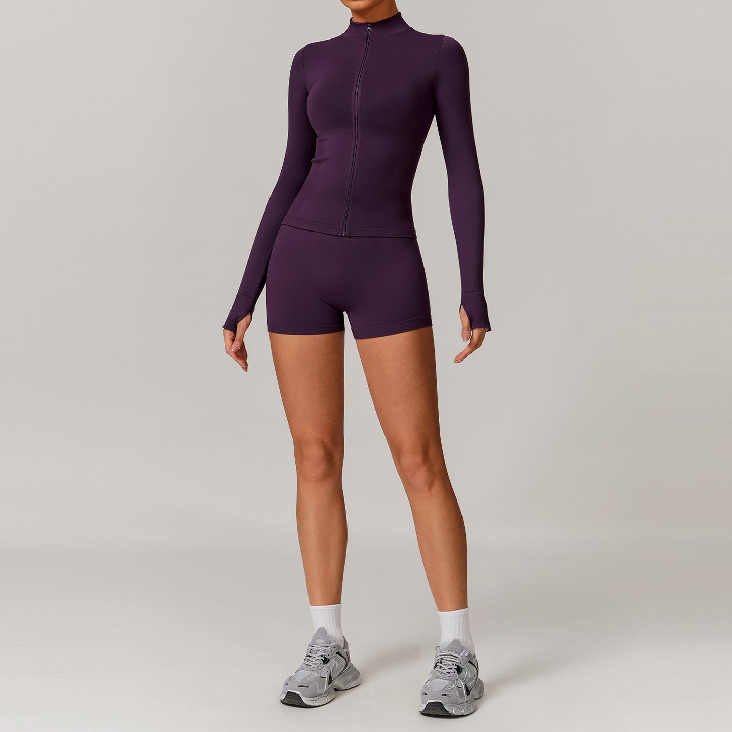 European And American Seamless Beauty Back Yoga Clothes Suit Running Quick-drying