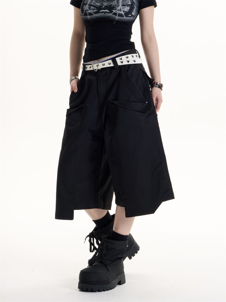 American Retro Hot Girl Style Tooling Wide-leg Casual Pants