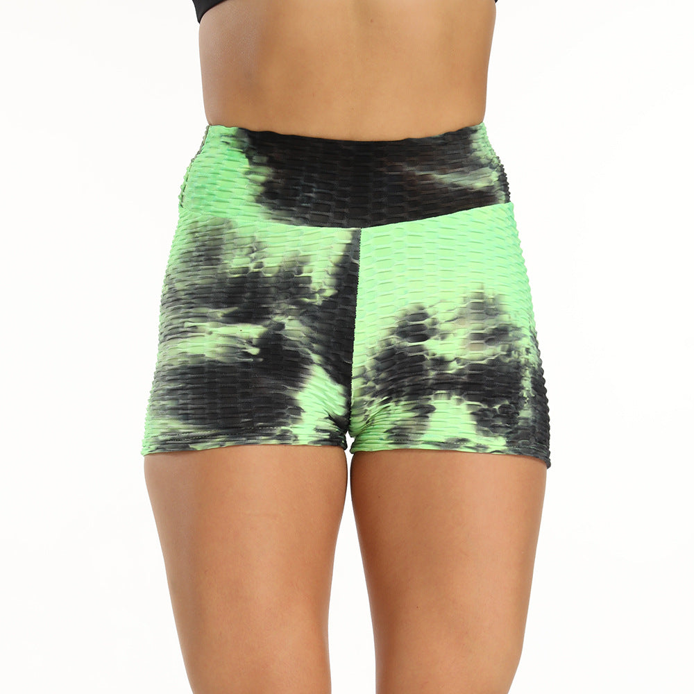 Women's Fashion Jacquard Tie-dye High-waisted Sports Yoga Pants