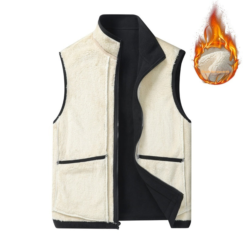 Lambswool Vest Men's Autumn And Winter
