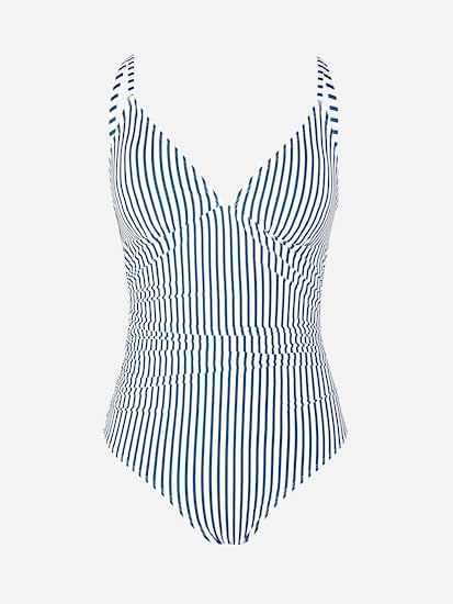 Women's Conservative One-piece Swimsuit Print