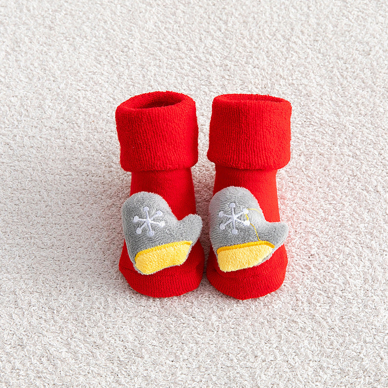 Christmas Non-slip Dotted Rubber Floor Socks