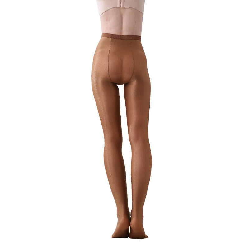 Women's Fashion Solid Color Oily Pantyhose
