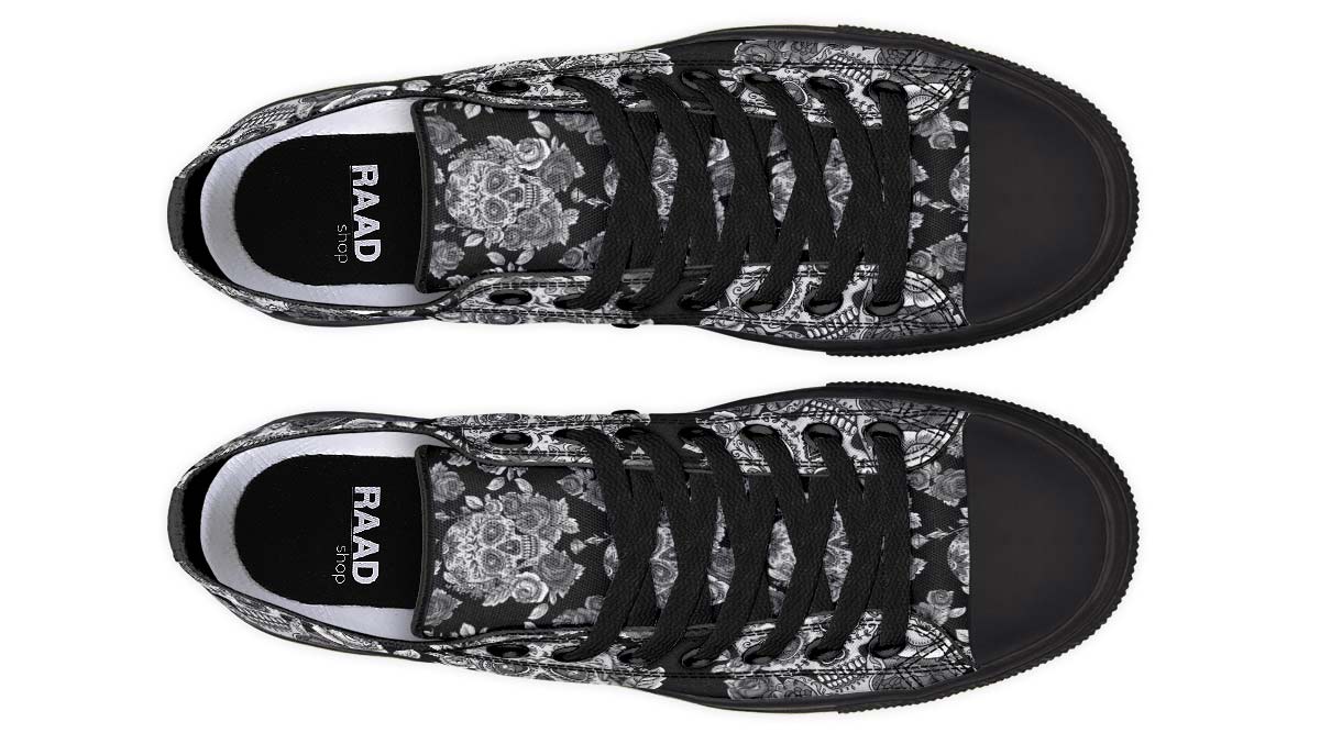 Fashion Print Couple Low-Top Canvas Shoes