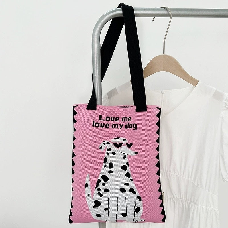 Cute Cartoon Panda Large Capacity Shoulder Bag